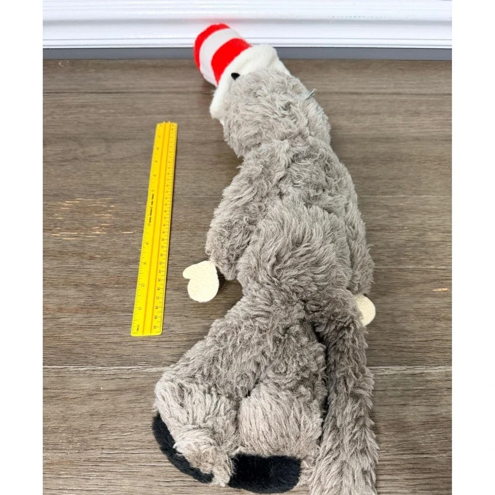 Vintage 1979 Eden Dr Seuss Cat In The Hat Plush Stuffed Animal Toy Large Gray